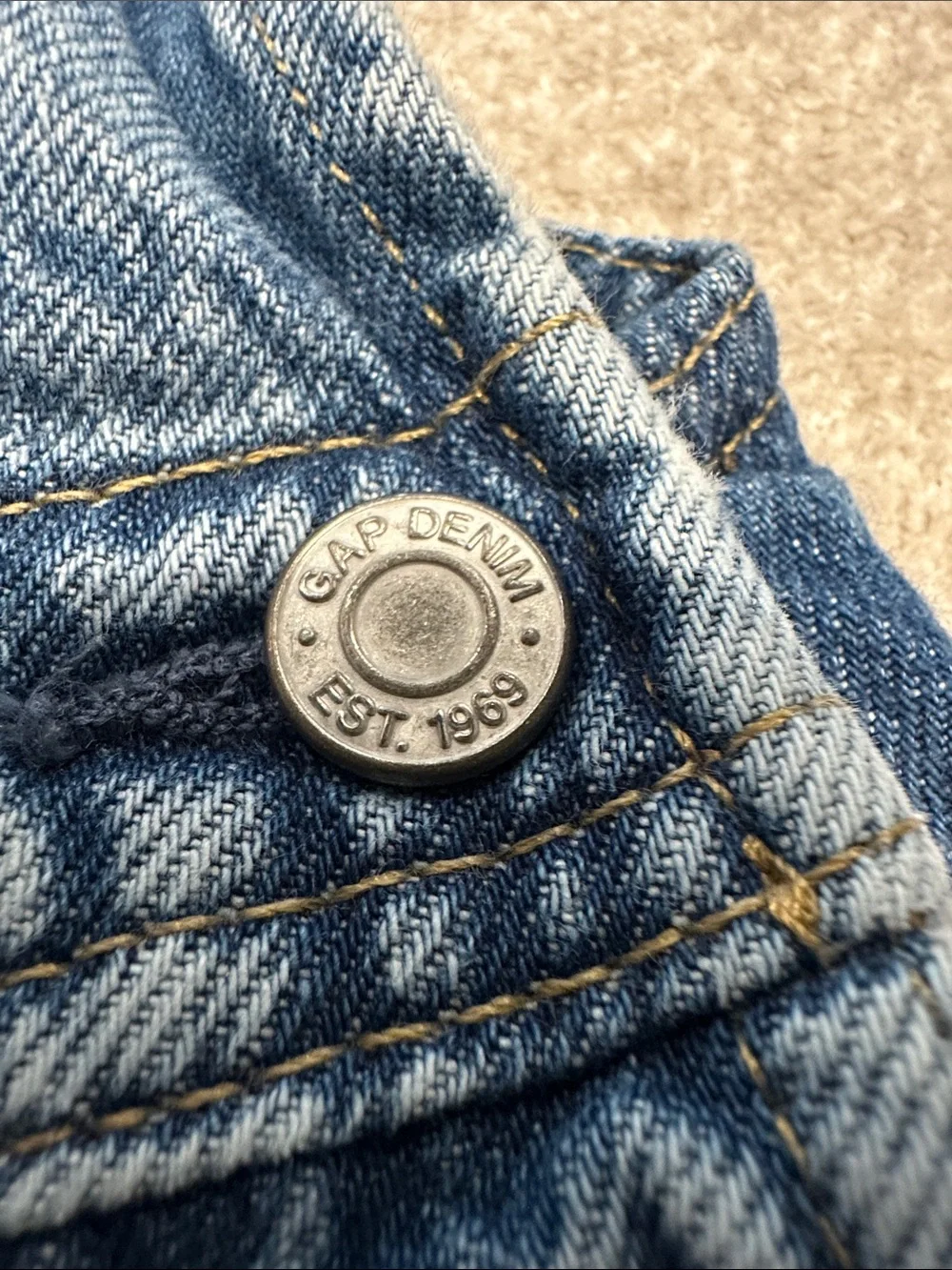 GAP Denim Blue Kids Overalls